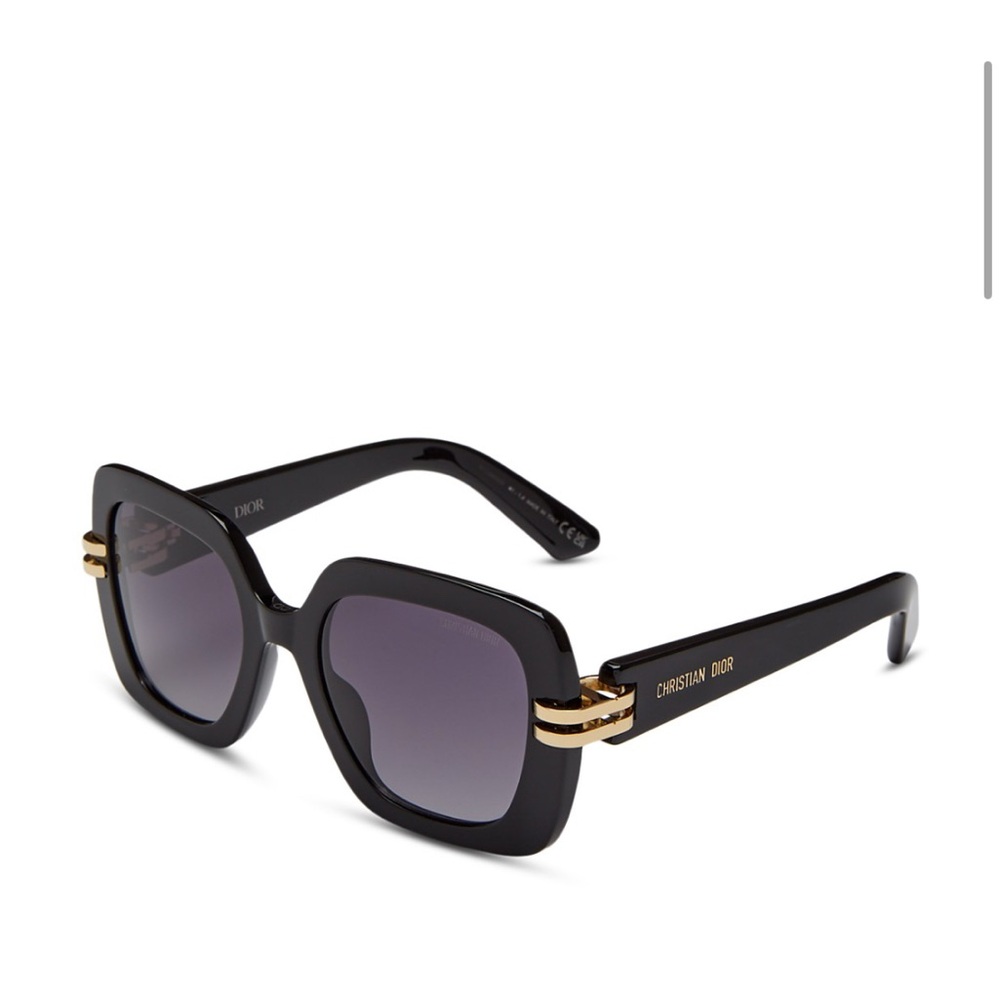 Dior S2l 52mm Square Black/Purple Gradient Sunglasses with original case